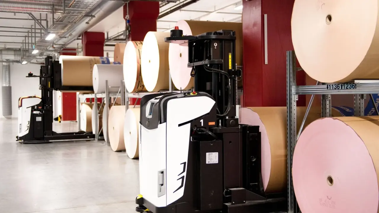 Agv in de papier industrie
