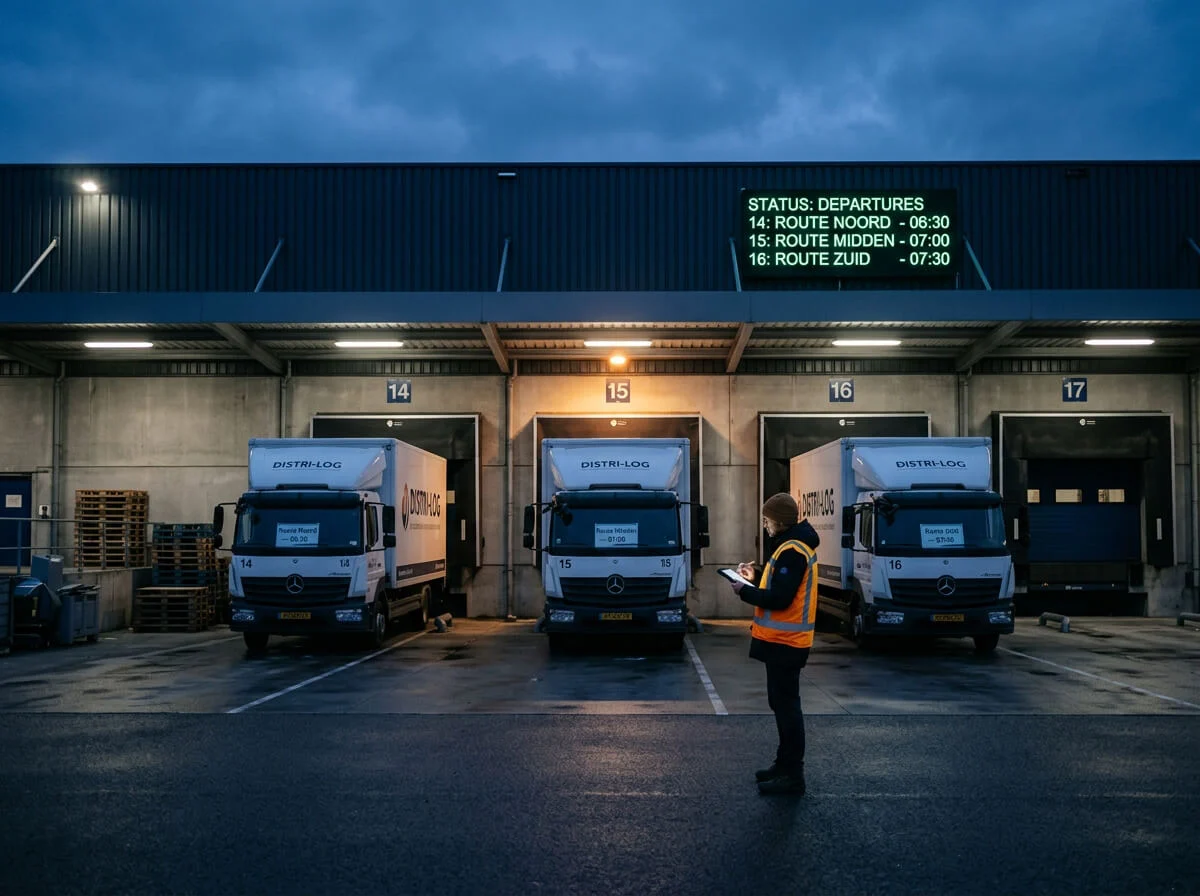 Distributie et transport organiseren