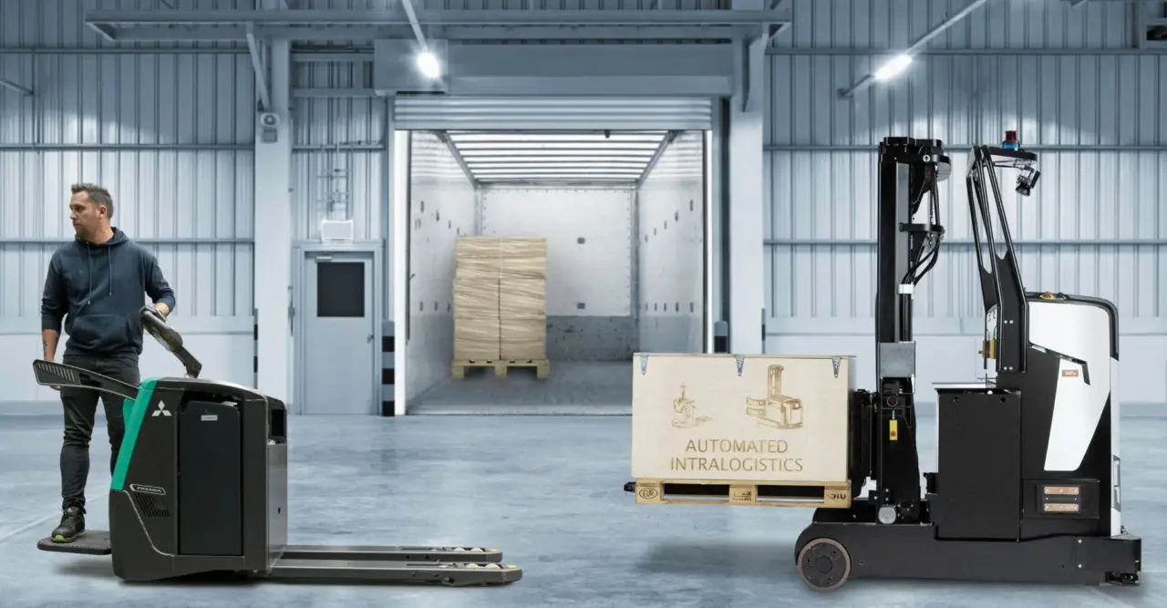 AGV unloading compr