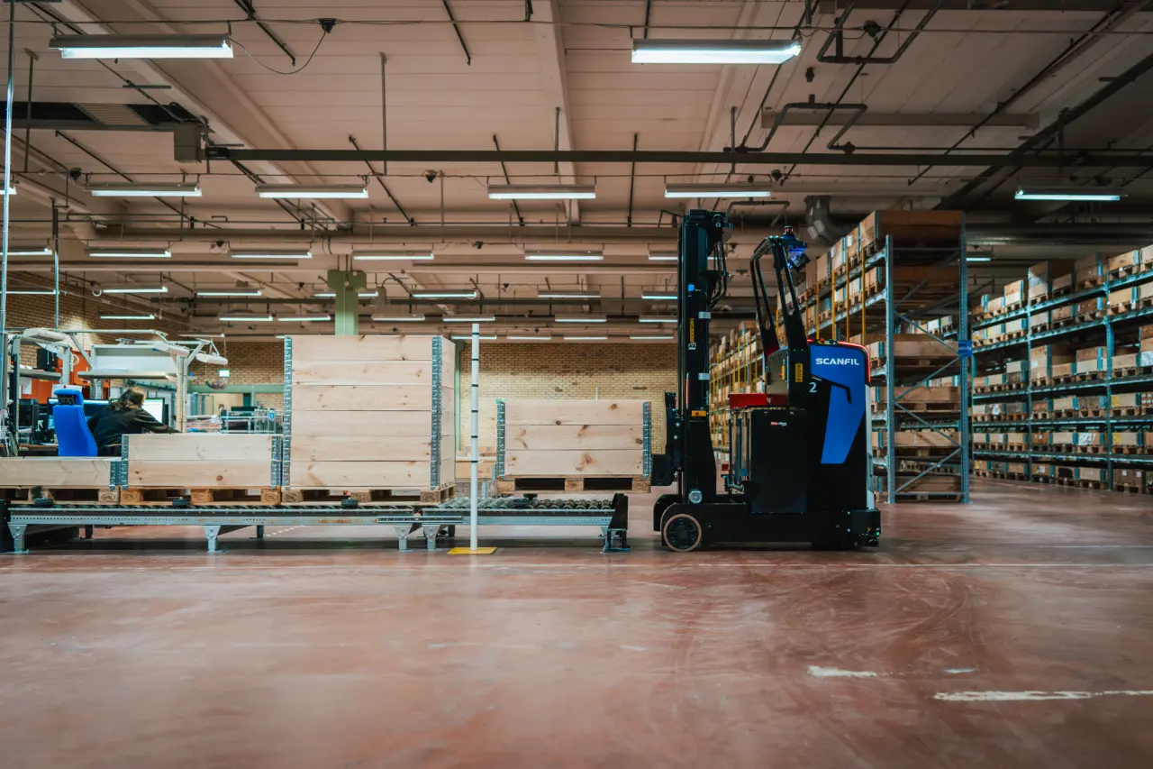 Transportsysteem met AGV van Logisnext