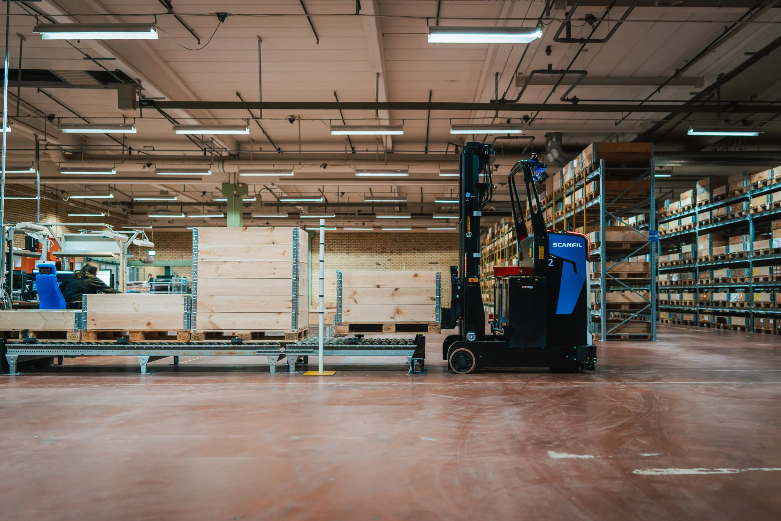 Transportsysteem met AGV van Logisnext