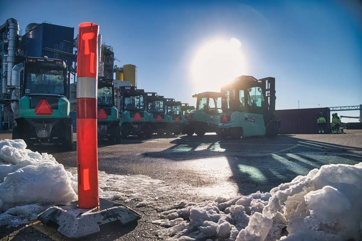 Heftruck onderhoud in de winter